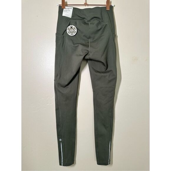 Calia Cold Weather Tight Dark Olive Green Leggings Size XS New - Picture 7 of 8